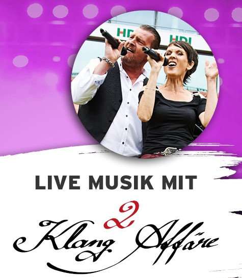 2KlangAffäre - Live Musik Plakat