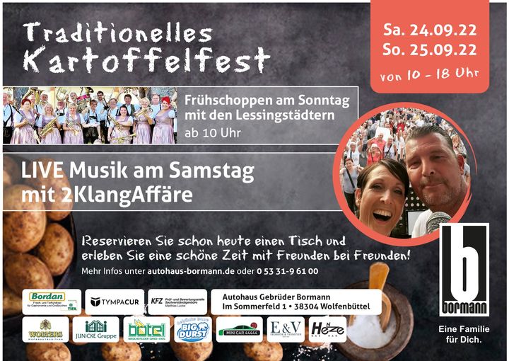 2KlangAffäre - Kartoffelfest beim Autohaus Bormann